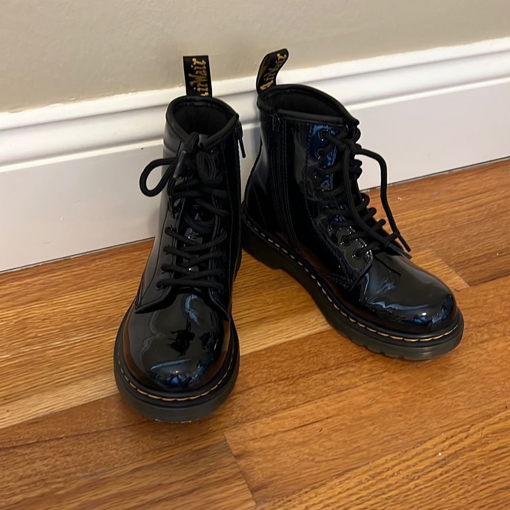 Girls Dr. Martens Patent Boots - Like New!